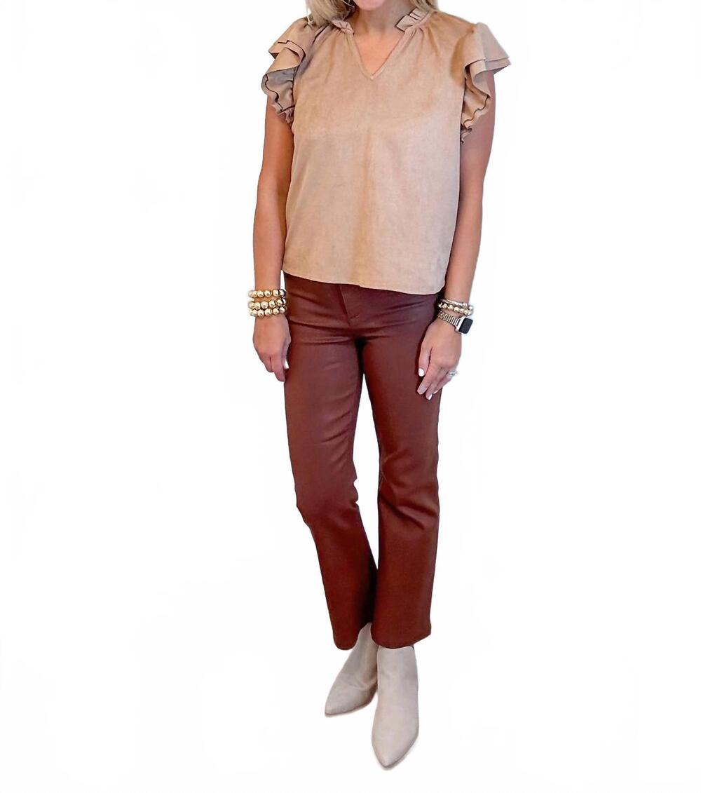 NEW WILLA STORY clara top in beige